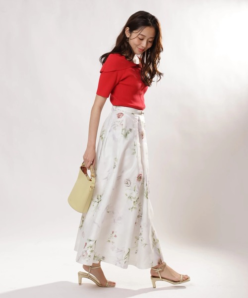 JUSGLITTY（ジャスグリッティー）の「前後２ＷＡＹオフショルニット（ニット/セーター・レディース・ピンク/レッド/ホワイト/グリーン系その他/ネイビー・2）」の14枚目の写真