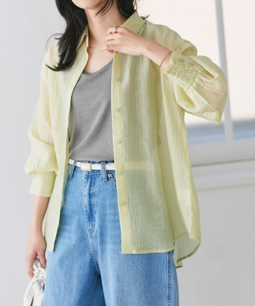 Pierrot（ピエロ）の「【TVスタイリスト りささんコラボアイテム】Uネック多機能リブタンクトップ（タンクトップ・レディース・モカ/キナリ/杢グレー・S/M/L）」の3枚目の写真