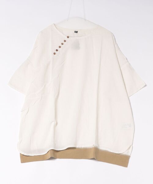 チャイハネ（チャイハネ）の「【チャイハネ】バラカシンMEN'Sトップス（その他トップス・メンズ・ライトベージュ/ナチュラル/ブラック/ライトブルー/レッド/カーキ・FREE）」の2枚目の写真