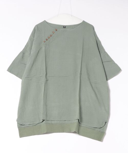 チャイハネ（チャイハネ）の「【チャイハネ】バラカシンMEN'Sトップス（その他トップス・メンズ・ライトベージュ/ナチュラル/ブラック/ライトブルー/レッド/カーキ・FREE）」の4枚目の写真