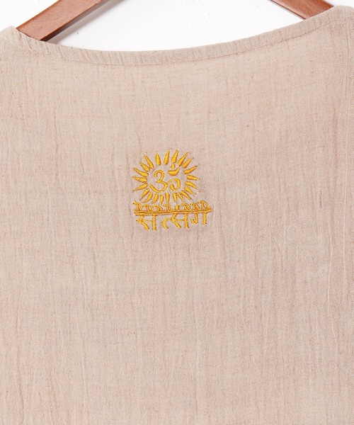 チャイハネ（チャイハネ）の「【チャイハネ】バラカシンMEN'Sトップス（その他トップス・メンズ・ライトベージュ/ナチュラル/ブラック/ライトブルー/レッド/カーキ・FREE）」の10枚目の写真