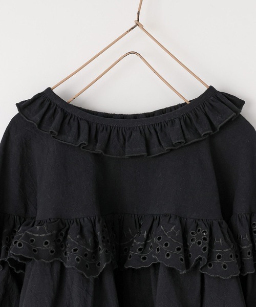 LOWRYS FARM(ローリーズファーム)の「レースフリルミニワンピース 667210(ワンピース・キッズ・ブラック/オフホワイト・110cm/120cm/130cm/140cm/150cm)」の13枚目の写真