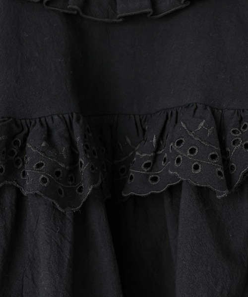 LOWRYS FARM(ローリーズファーム)の「レースフリルミニワンピース 667210(ワンピース・キッズ・ブラック/オフホワイト・110cm/120cm/130cm/140cm/150cm)」の14枚目の写真