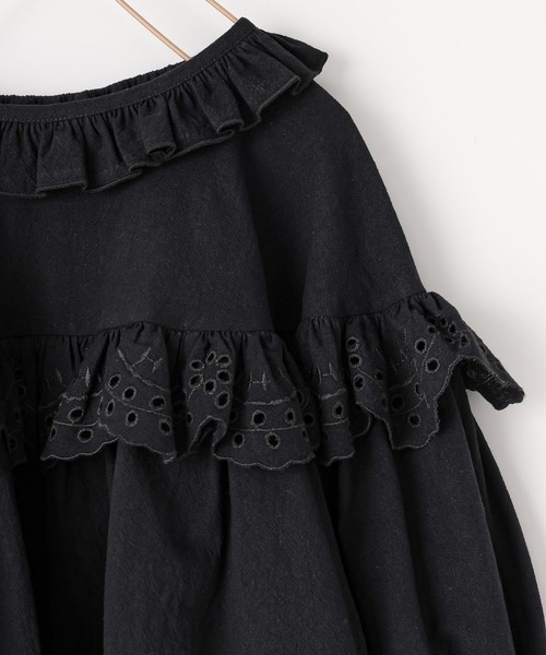 LOWRYS FARM(ローリーズファーム)の「レースフリルミニワンピース 667210(ワンピース・キッズ・ブラック/オフホワイト・110cm/120cm/130cm/140cm/150cm)」の15枚目の写真