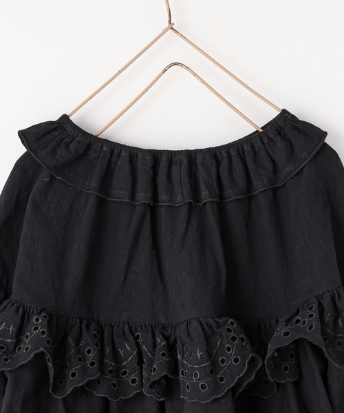 LOWRYS FARM(ローリーズファーム)の「レースフリルミニワンピース 667210(ワンピース・キッズ・ブラック/オフホワイト・110cm/120cm/130cm/140cm/150cm)」の19枚目の写真