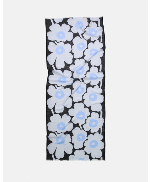 marimekko（マリメッコ）の「Fiore Unikko / Scarf（ストール/ショール・レディース・ライトブルー・FREE）」の4枚目の写真