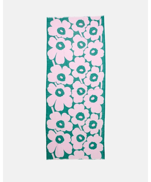 marimekko（マリメッコ）の「Fiore Unikko / Scarf（ストール/ショール・レディース・ライトブルー・FREE）」の7枚目の写真
