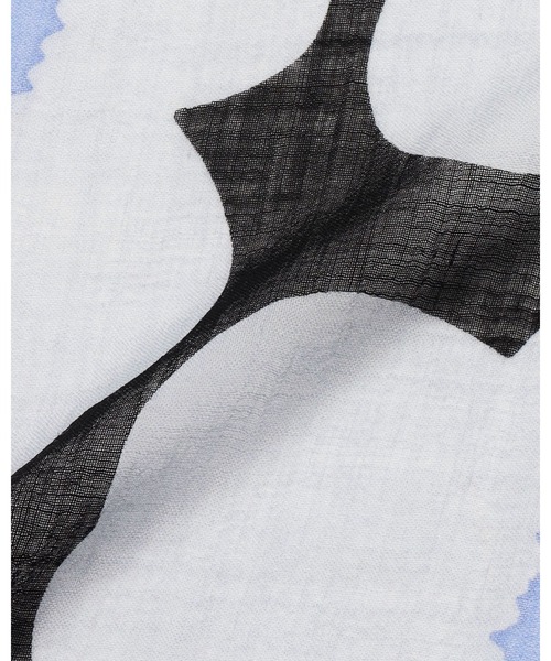 marimekko（マリメッコ）の「Fiore Unikko / Scarf（ストール/ショール・レディース・ライトブルー・FREE）」の5枚目の写真