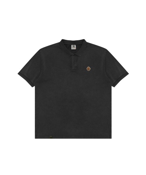 AAPE BY A BATHING APE(エーエイプバイアベイシングエイプ)の「AAPER "FACE" POLO(ポロシャツ・メンズ・カーキ/アイボリー/ライトブラック・X-LARGE/MEDIUM/LARGE/SMALL)」の2枚目の写真