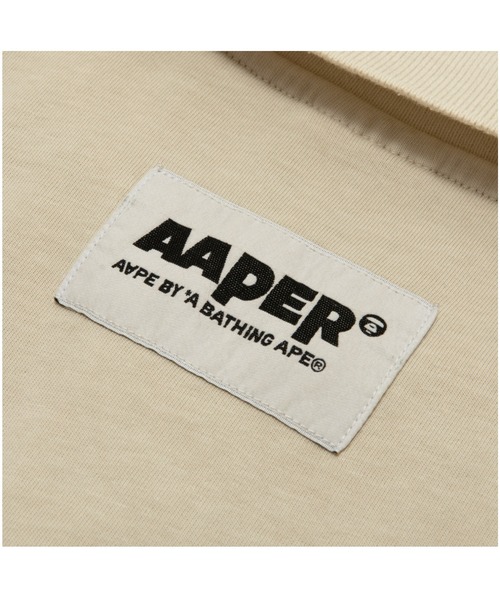 AAPE BY A BATHING APE(エーエイプバイアベイシングエイプ)の「AAPER "FACE" POLO(ポロシャツ・メンズ・カーキ/アイボリー/ライトブラック・X-LARGE/MEDIUM/LARGE/SMALL)」の5枚目の写真