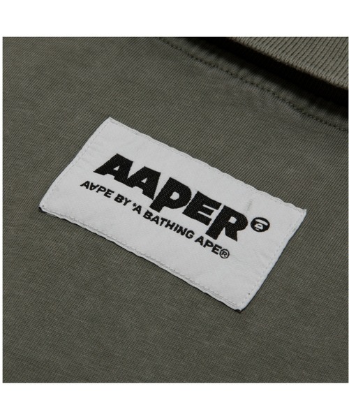 AAPE BY A BATHING APE(エーエイプバイアベイシングエイプ)の「AAPER "FACE" POLO(ポロシャツ・メンズ・カーキ/アイボリー/ライトブラック・X-LARGE/MEDIUM/LARGE/SMALL)」の9枚目の写真