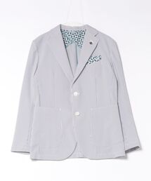 g-stage（ジーステージ）の「【g-stage】シアサッカー速乾軽量ジャケット（テーラードジャケット）」