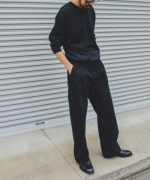 PORT BY ARK（ポートバイアーク）の「PORT BY ARK / ポートバイアーク：V Neck Knit：PO19-KN01[COR]（ニット/セーター・メンズ・ブラック・2/1）」の12枚目の写真