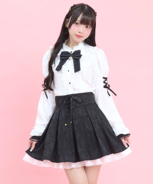 Secret Honey（シークレットハニー）の「コルセット風バッスルスカパン（スカート・レディース・ブラック/ブラック系その他・MEDIUM）」の4枚目の写真