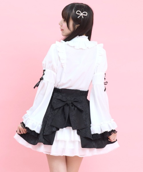 Secret Honey（シークレットハニー）の「コルセット風バッスルスカパン（スカート・レディース・ブラック/ブラック系その他・MEDIUM）」の5枚目の写真