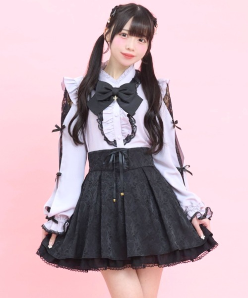 Secret Honey（シークレットハニー）の「コルセット風バッスルスカパン（スカート・レディース・ブラック/ブラック系その他・MEDIUM）」の7枚目の写真