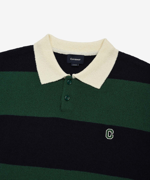 COVERNAT(カバーナット)の「ラグビーハーフニットグリーン(ニット/セーター・メンズ・その他・SMALL/MEDIUM/LARGE/X-LARGE)」の6枚目の写真