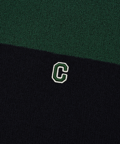 COVERNAT(カバーナット)の「ラグビーハーフニットグリーン(ニット/セーター・メンズ・その他・SMALL/MEDIUM/LARGE/X-LARGE)」の5枚目の写真