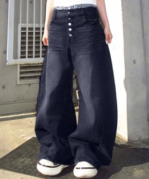 sedacle（セダクル）の「カーブボタンフライデニム（デニムパンツ）」