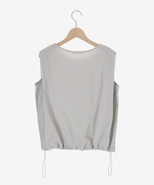 le.coeur blanc(ルクールブラン)の「《WEB限定アイテム》マルチファンクションショルダータックトップス(Tシャツ/カットソー・レディース・ブラウン/カーキオリーブ/ライトグレー/ブラック・38)」の6枚目の写真