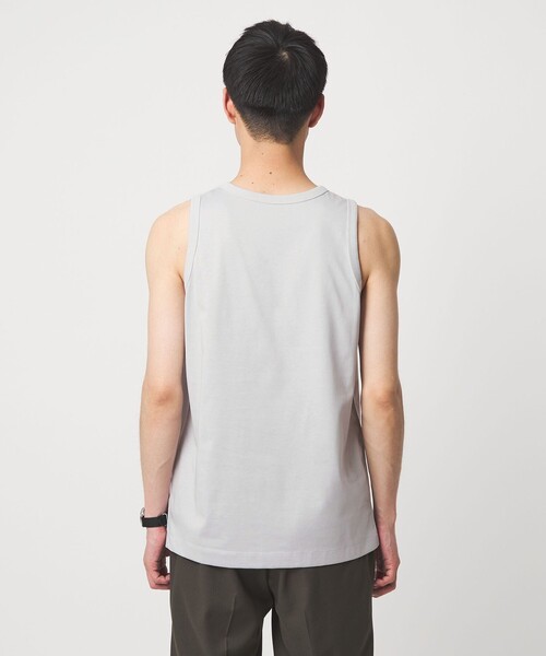 green label relaxing（グリーンレーベルリラクシング）の「ドライ タンクトップ -吸水速乾-（タンクトップ・メンズ・ブラック/ホワイト/ライトグレー・M/L/S/XL）」の9枚目の写真