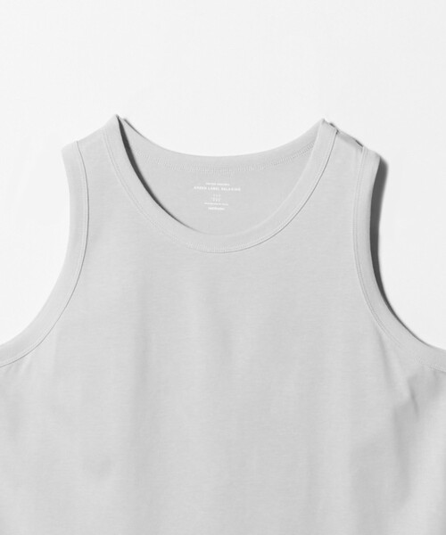 green label relaxing（グリーンレーベルリラクシング）の「ドライ タンクトップ -吸水速乾-（タンクトップ・メンズ・ブラック/ホワイト/ライトグレー・M/L/S/XL）」の12枚目の写真