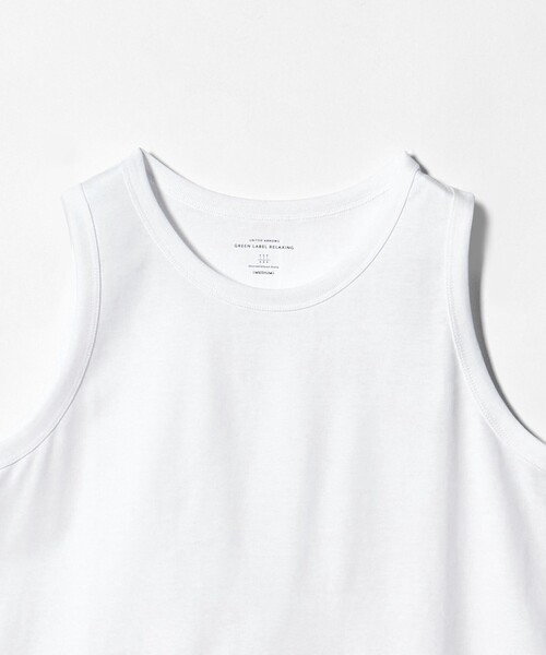 green label relaxing（グリーンレーベルリラクシング）の「ドライ タンクトップ -吸水速乾-（タンクトップ・メンズ・ブラック/ホワイト/ライトグレー・M/L/S/XL）」の16枚目の写真
