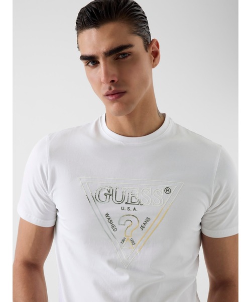 TRIANGLE Hd Multicolor Tee Tシャツ ロゴTシャツ | GUESS(ゲス) JAPAN