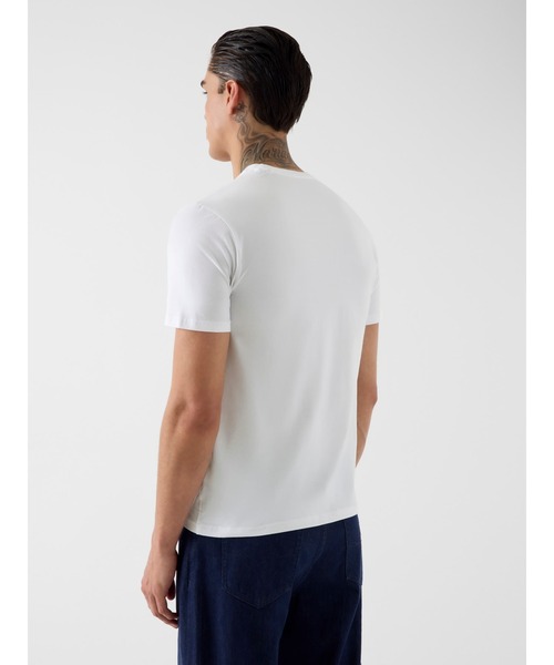 Guess(ゲス)の「TRIANGLE Hd Multicolor Tee Tシャツ ロゴTシャツ(Tシャツ/カットソー・メンズ・ブラック/ベージュ/ホワイト・SMALL/MEDIUM/LARGE/X-LARGE/XX-LARGE)」の22枚目の写真