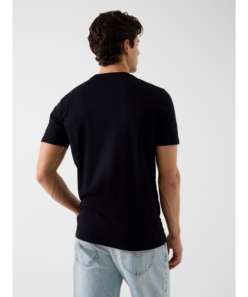 Guess(ゲス)の「TRIANGLE Hd Multicolor Tee Tシャツ ロゴTシャツ(Tシャツ/カットソー・メンズ・ブラック/ベージュ/ホワイト・SMALL/MEDIUM/LARGE/X-LARGE/XX-LARGE)」の17枚目の写真