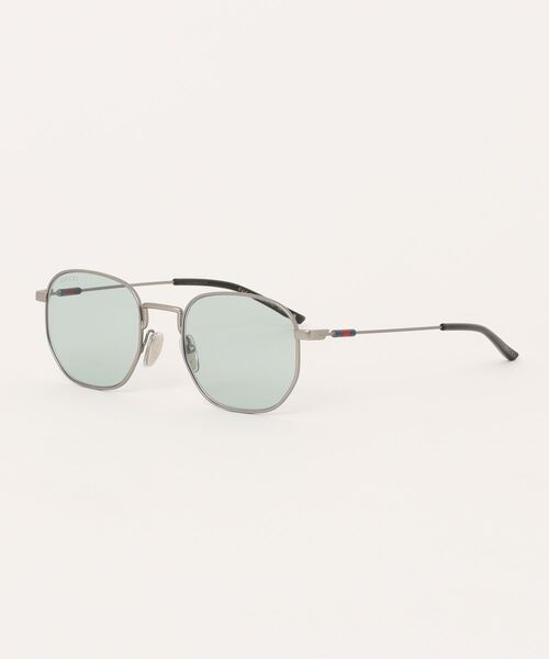GUCCI/グッチ】スクエア サングラス GG2095S 005 52 シルバー メタル