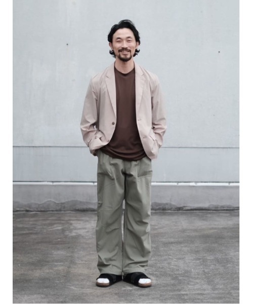 Snow Peak(スノーピーク)の「Snow Peak / Breathable Quick Dry Jacket クイックドライジャケット 通気性(その他アウター・メンズ・ダークネイビー/ブラック/グレイッシュベージュ・M/L)」の4枚目の写真