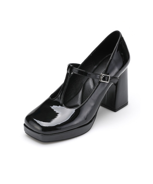 SALT AND CHOCOLATE(ソルトアンドチョコレート)の「セレナスクエアパンプス412611003(9cm)(パンプス・レディース・ブラック/アイボリー・22.5cm/23cm/23.5cm/24cm/24.5cm/25cm)」の12枚目の写真