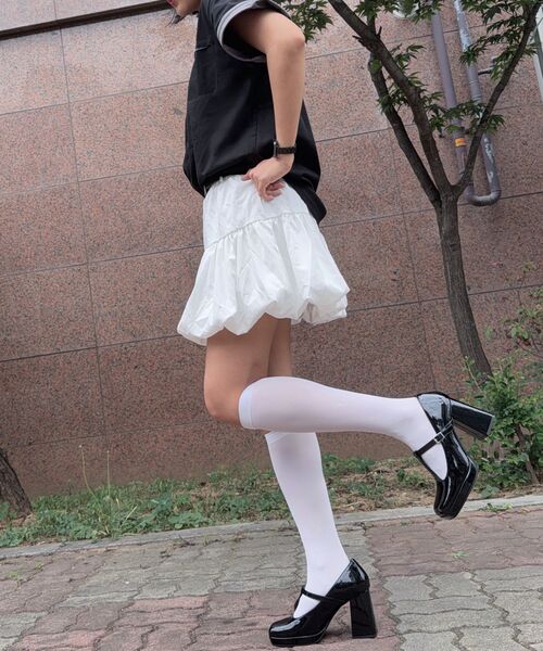 SALT AND CHOCOLATE(ソルトアンドチョコレート)の「セレナスクエアパンプス412611003(9cm)(パンプス・レディース・ブラック/アイボリー・22.5cm/23cm/23.5cm/24cm/24.5cm/25cm)」の9枚目の写真