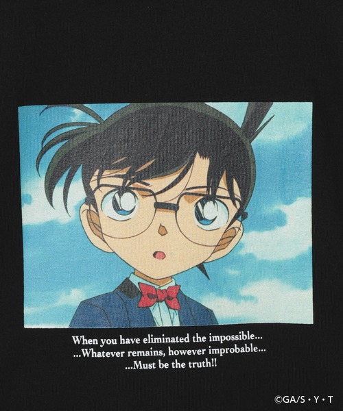 PBLIM（ページボーイリム）の「【名探偵コナン】バックプリントTシャツ【PBLIM】（Tシャツ/カットソー・レディース・ブラック/オフホワイト・FREE）」の17枚目の写真