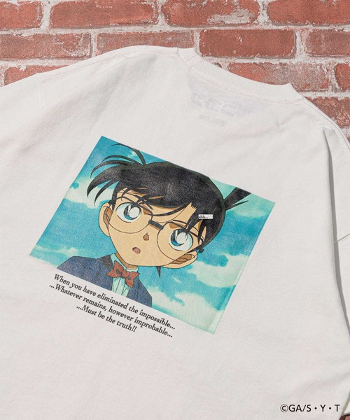 PBLIM（ページボーイリム）の「【名探偵コナン】バックプリントTシャツ【PBLIM】（Tシャツ/カットソー・レディース・ブラック/オフホワイト・FREE）」の22枚目の写真