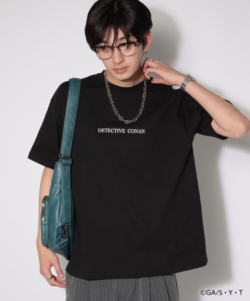 PBLIM（ページボーイリム）の「【名探偵コナン】バックプリントTシャツ【PBLIM】（Tシャツ/カットソー・レディース・ブラック/オフホワイト・FREE）」の6枚目の写真