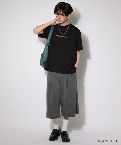 PBLIM（ページボーイリム）の「【名探偵コナン】バックプリントTシャツ【PBLIM】（Tシャツ/カットソー・レディース・ブラック/オフホワイト・FREE）」の7枚目の写真