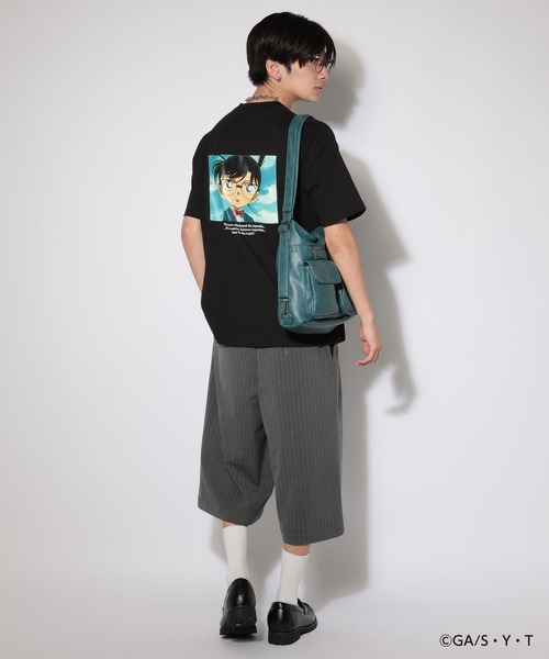 PBLIM（ページボーイリム）の「【名探偵コナン】バックプリントTシャツ【PBLIM】（Tシャツ/カットソー・レディース・ブラック/オフホワイト・FREE）」の8枚目の写真