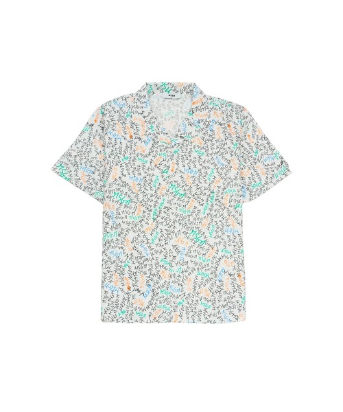 MSGM KIDS グラフィティロゴ コットンシャツ