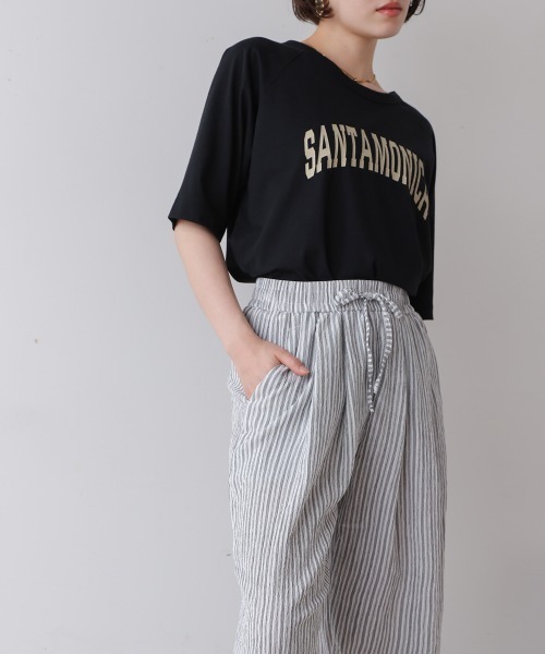 Bou Jeloud(ブージュルード)の「ストライプパンツ(その他パンツ・レディース・オフホワイト/ベージュ・FREE)」の7枚目の写真