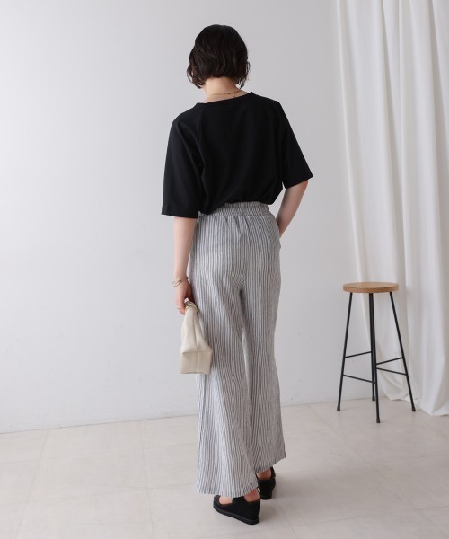 Bou Jeloud(ブージュルード)の「ストライプパンツ(その他パンツ・レディース・オフホワイト/ベージュ・FREE)」の9枚目の写真