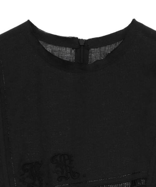 CURRENTAGE(カレンテージ)の「【CURRENTAGE/カレンテージ】Embroidery one piece(ワンピース・レディース・ブラック・FREE)」の3枚目の写真