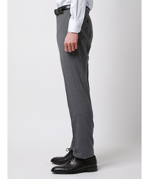 SUIT SQUARE（スーツスクエア）の「テーパードパンツ／ウォッシャブル／ストレッチ／接触冷感／RENU／無地／IN05（スラックス・メンズ・ブラウン/グレー/ブルー/ブラック・SS/S/M/L/LL/3L/4L）」の14枚目の写真