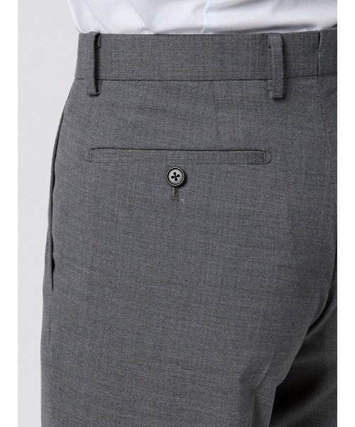 SUIT SQUARE（スーツスクエア）の「テーパードパンツ／ウォッシャブル／ストレッチ／接触冷感／RENU／無地／IN05（スラックス・メンズ・ブラウン/グレー/ブルー/ブラック・SS/S/M/L/LL/3L/4L）」の17枚目の写真