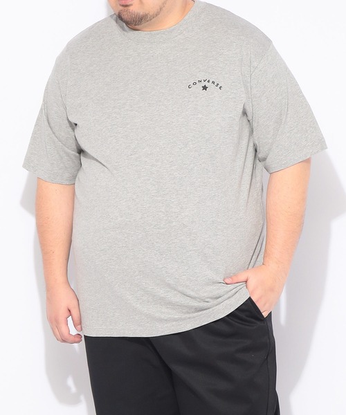 CONVERSE(コンバース)の「Tシャツ 半袖 メンズ 大きいサイズ バックシューズプリント クルーネック カットソー CONVERSE (コンバース)(Tシャツ/カットソー・メンズ・ネイビー/グレー・3L/5L/4L)」の6枚目の写真