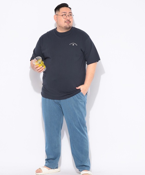 CONVERSE(コンバース)の「Tシャツ 半袖 メンズ 大きいサイズ バックシューズプリント クルーネック カットソー CONVERSE (コンバース)(Tシャツ/カットソー・メンズ・ネイビー/グレー・3L/5L/4L)」の11枚目の写真