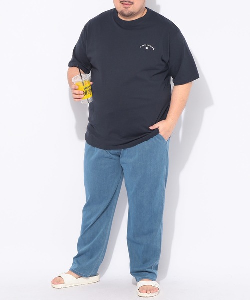 CONVERSE(コンバース)の「Tシャツ 半袖 メンズ 大きいサイズ バックシューズプリント クルーネック カットソー CONVERSE (コンバース)(Tシャツ/カットソー・メンズ・ネイビー/グレー・3L/5L/4L)」の13枚目の写真