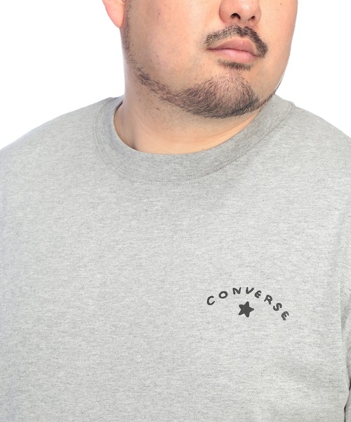 CONVERSE(コンバース)の「Tシャツ 半袖 メンズ 大きいサイズ バックシューズプリント クルーネック カットソー CONVERSE (コンバース)(Tシャツ/カットソー・メンズ・ネイビー/グレー・3L/5L/4L)」の19枚目の写真