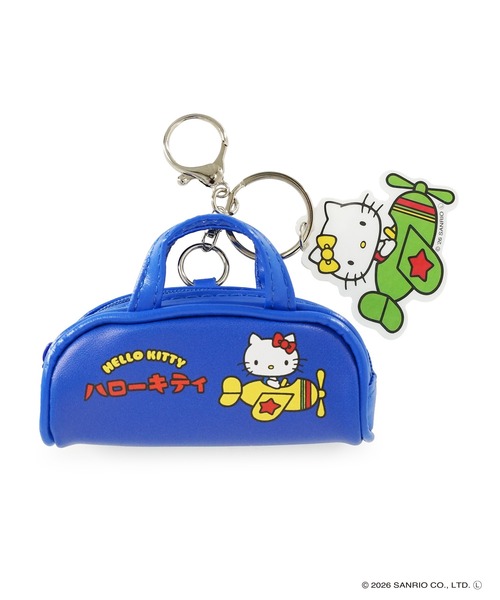 sanrio(サンリオ)の「Sanrio characters(サンリオキャラクターズ) プチボストンチャーム チャーム付き SAN-0154 / ハローキティ レトロシリーズ(キーホルダー・レディース・ブラック/ブルー/レッド/ホワイト・FREE)」の1枚目の写真
